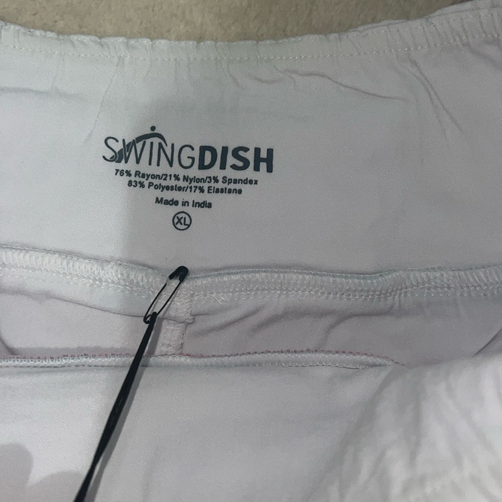 NEW SwingDish with Swarovski Crystals Golf Athletic Shorts - Picture 3 of 8